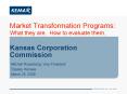 Market Transformation Programs: What they are. How to evaluate them. PowerPoint PPT Presentation