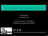 TitaniumJava Performance Analysis