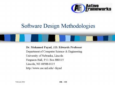 Software Design Methodologies