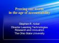 Proving our worth in the age of accountability PowerPoint PPT Presentation