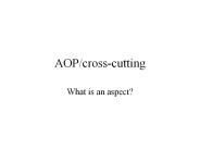 AOP/cross-cutting