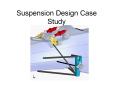 Suspension Design Case Study PowerPoint PPT Presentation