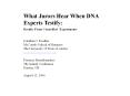 What Jurors Hear When DNA Experts Testify: PowerPoint PPT Presentation