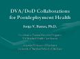 DVADoD Collaborations for Postdeployment Health PowerPoint PPT Presentation