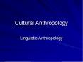 Cultural Anthropology PowerPoint PPT Presentation
