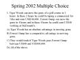 Spring 2002 Multiple Choice PowerPoint PPT Presentation