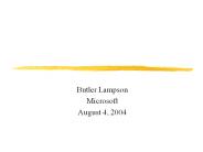 Butler Lampson