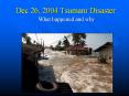 Dec 26, 2004 Tsumani Disaster PowerPoint PPT Presentation
