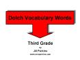Dolch Vocabulary Words PowerPoint PPT Presentation