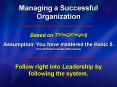 Managing a Successful Organization PowerPoint PPT Presentation
