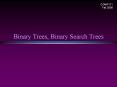 Binary Trees, Binary Search Trees PowerPoint PPT Presentation