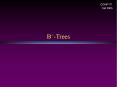 B -Trees PowerPoint PPT Presentation