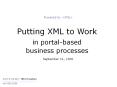 Putting%20XML%20to%20Work PowerPoint PPT Presentation