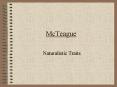 McTeague PowerPoint PPT Presentation