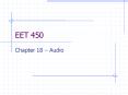 EET 450 PowerPoint PPT Presentation