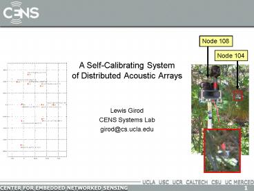 A SelfCalibrating System of Distributed Acoustic Arrays