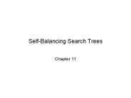 SelfBalancing Search Trees