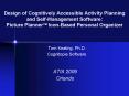 Design of Cognitively Accessible Activity Planning and SelfManagement Software: Picture Planner Icon PowerPoint PPT Presentation