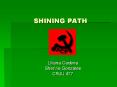 SHINING PATH PowerPoint PPT Presentation
