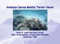 American Samoa Benthic Terrain Viewer PowerPoint PPT Presentation