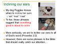 Inclining our ears PowerPoint PPT Presentation