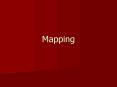 Mapping PowerPoint PPT Presentation
