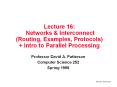 Lecture 16:  Networks PowerPoint PPT Presentation