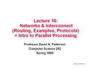 Lecture 16:  Networks