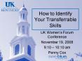How to Identify Your Transferrable Skills PowerPoint PPT Presentation