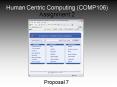 Human Centric Computing COMP106 Assignment 2 PowerPoint PPT Presentation