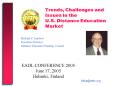 Trends, Challenges and Issues in the U.S. Distance Education Market PowerPoint PPT Presentation