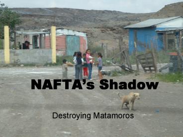 NAFTAs Shadow