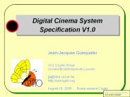 Digital Cinema System Specification V1.0