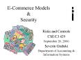ECommerce Models PowerPoint PPT Presentation