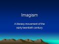 Imagism PowerPoint PPT Presentation