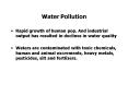 Water Pollution PowerPoint PPT Presentation