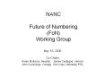 NANC%20Future%20of%20Numbering%20(FoN)%20Working%20Group PowerPoint PPT Presentation
