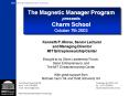 The Magnetic Manager Program presents Charm School October 7th 2003 PowerPoint PPT Presentation