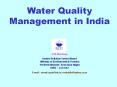 Water Quality Management in India PowerPoint PPT Presentation