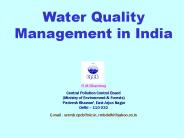 Water Quality Management in India