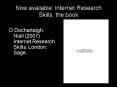 Now available: Internet Research Skills, the book PowerPoint PPT Presentation