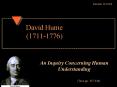 David Hume 17111776 PowerPoint PPT Presentation