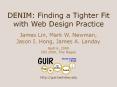 DENIM: Finding a Tighter Fit with Web Design Practice PowerPoint PPT Presentation