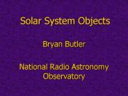 Solar System Objects