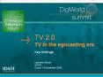 TV 2.0 TV in the egocasting era PowerPoint PPT Presentation
