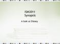 ISM3011 Synopsis PowerPoint PPT Presentation