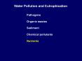 Water Pollution and Eutrophication PowerPoint PPT Presentation