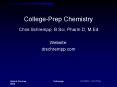 CollegePrep Chemistry PowerPoint PPT Presentation