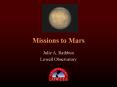 Missions to Mars PowerPoint PPT Presentation