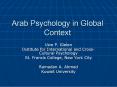 Arab Psychology in Global Context PowerPoint PPT Presentation